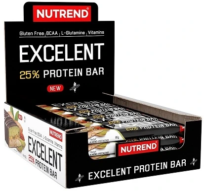 Excellent 25% protein bars - Nutrend - 18pcs - 85gr.