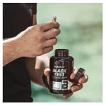 Black test contains 90 caps. men take a capsule, produced by BioTechUSA