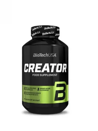CreaTor contains 120 capsules by BioTechUSA