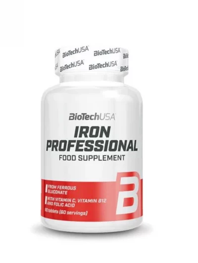 Iron Professional, contains 60 tablets, by BioTechUSA